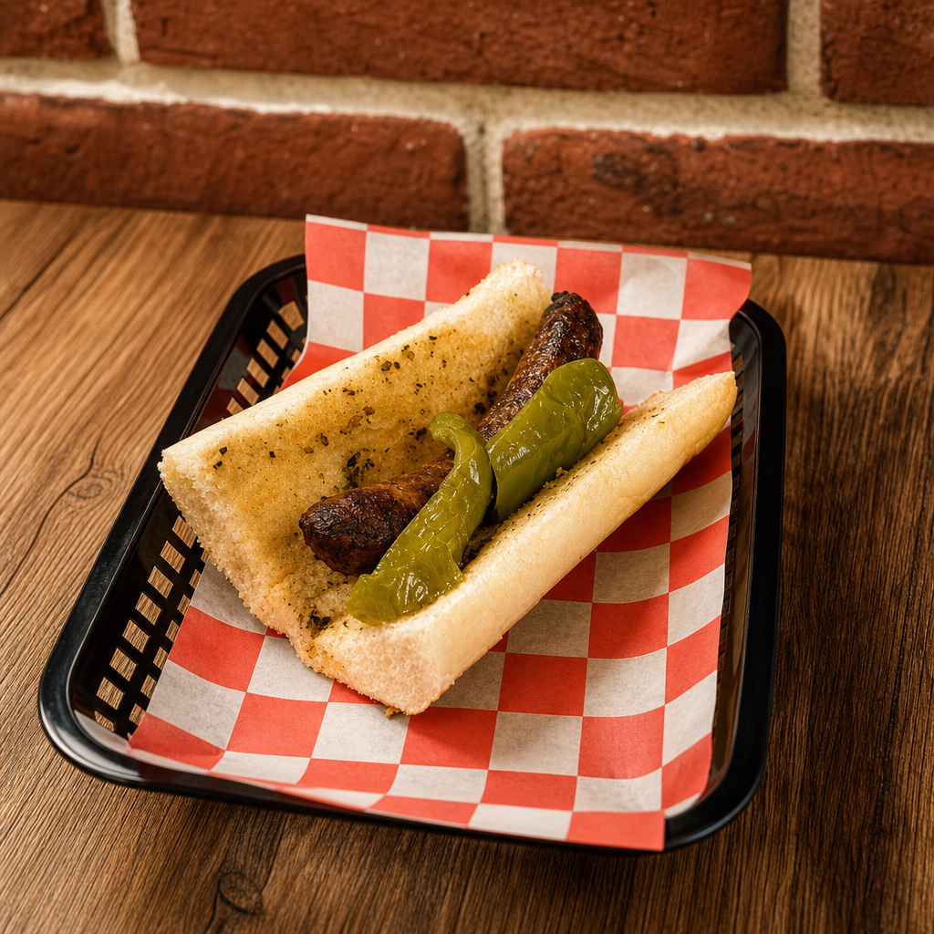 Italian Sausage Sandwich.