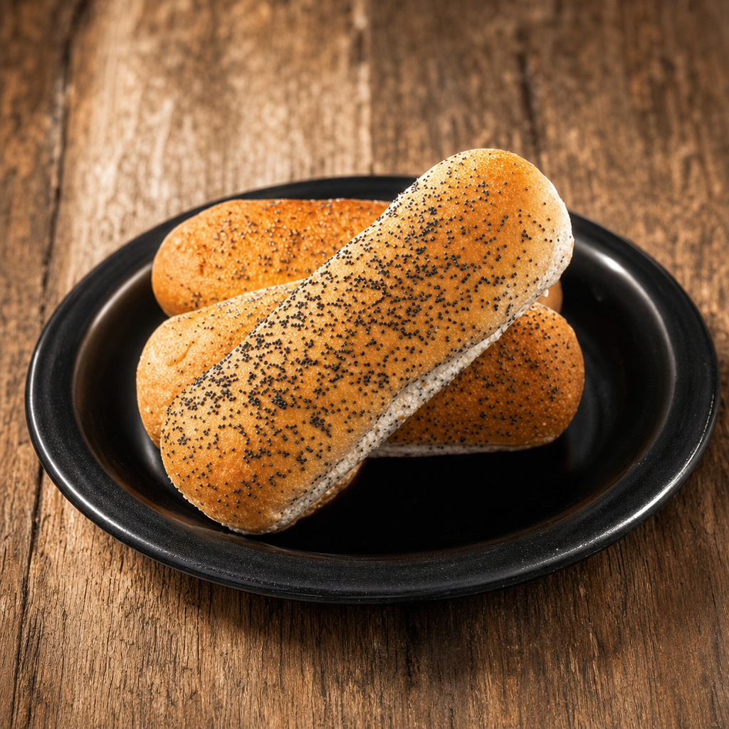 Poppyseed Buns - Bag of 12.