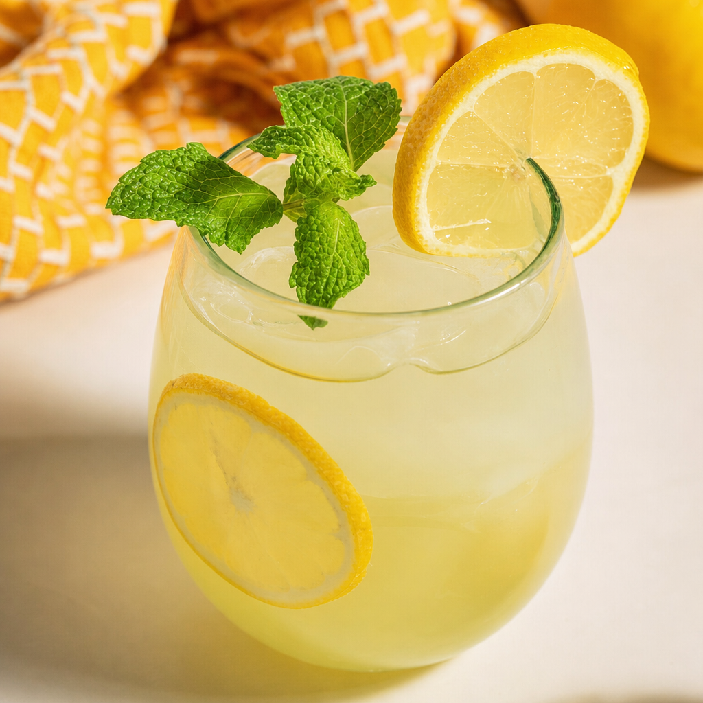 Plain Soda with Lemon.