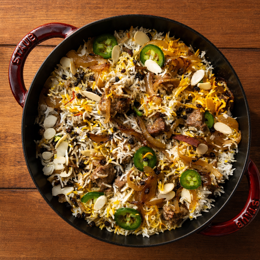 Lamb Biryani.