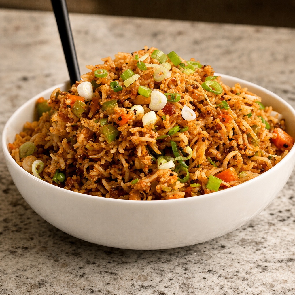 Schezwan Fried Rice.