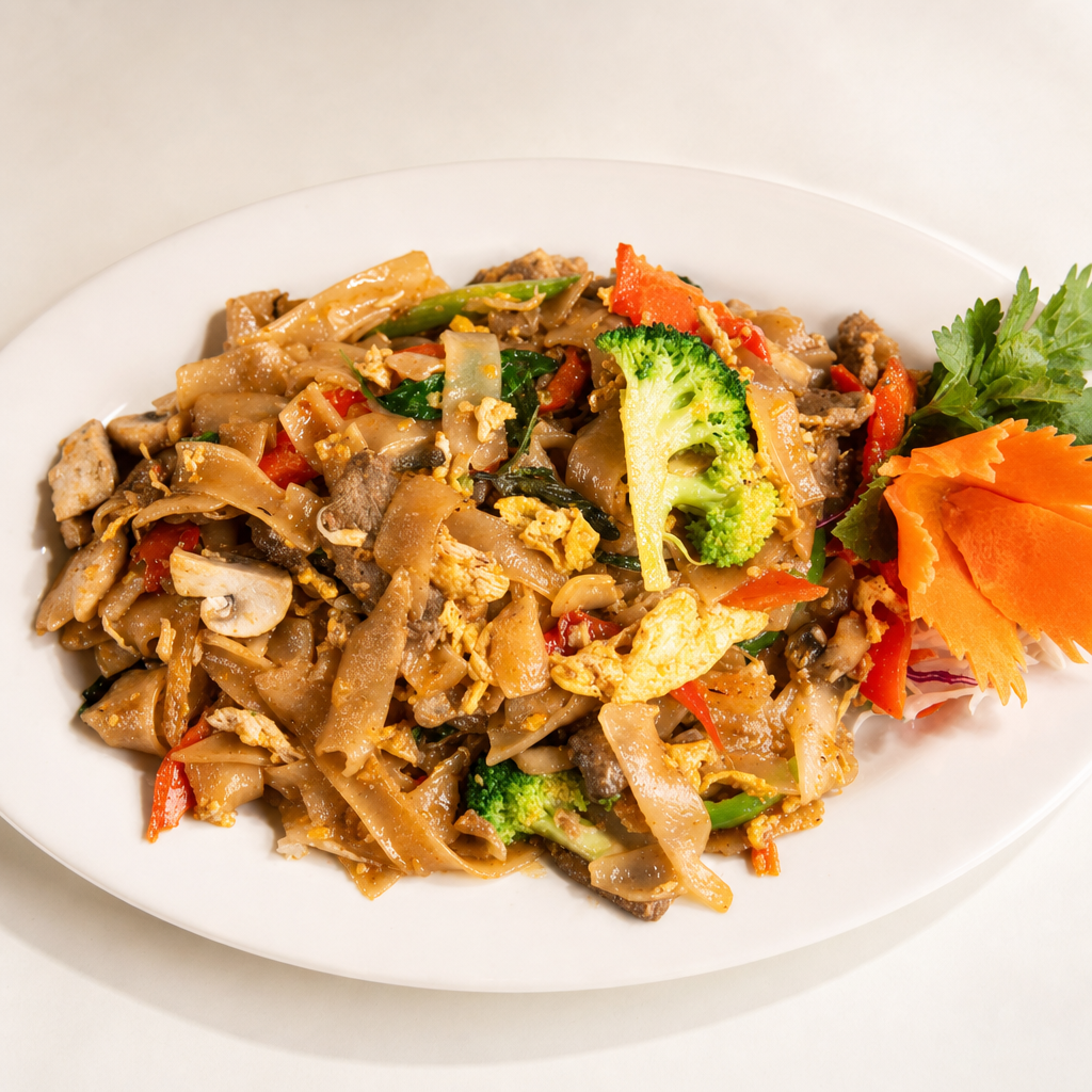 23. Drunken Noodles* (Pad Kee Mao)