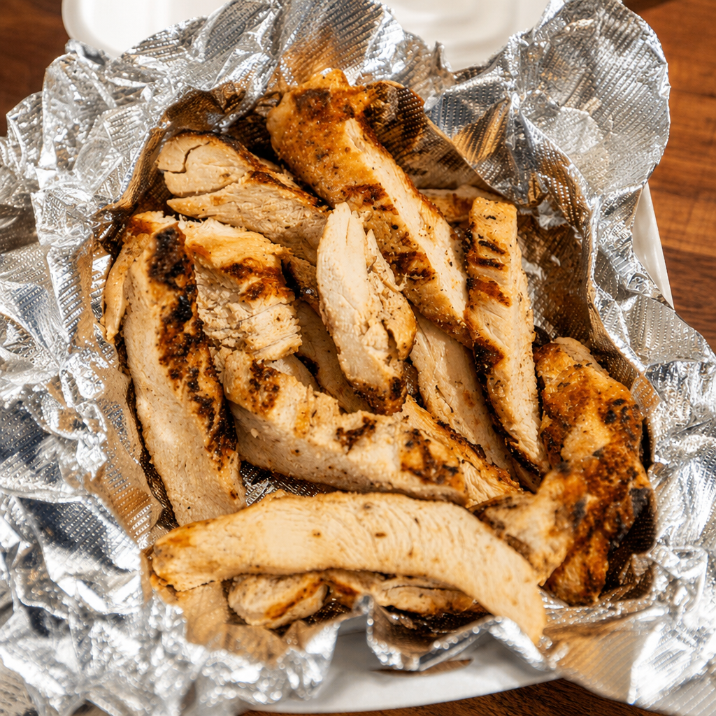 Grilled Chicken Strips.