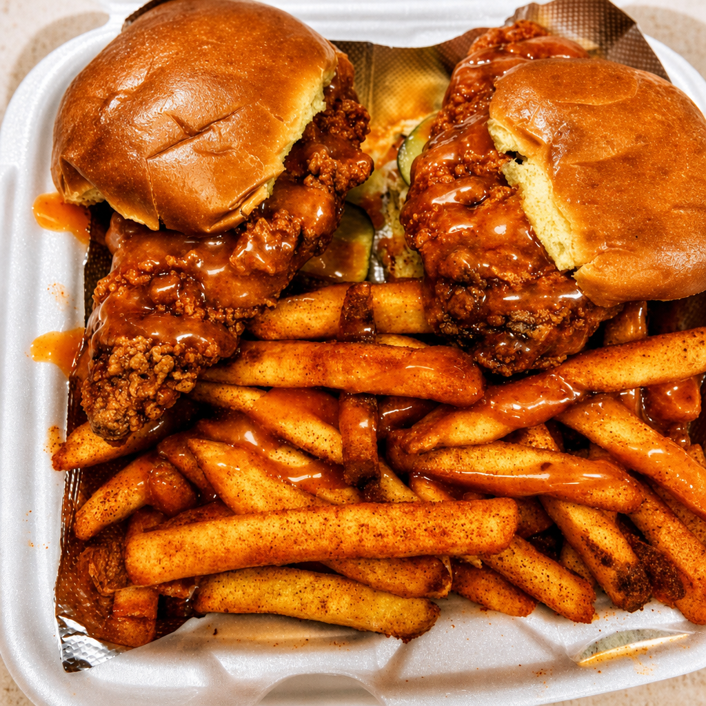 T-Line Hot Chicken Slider Platter