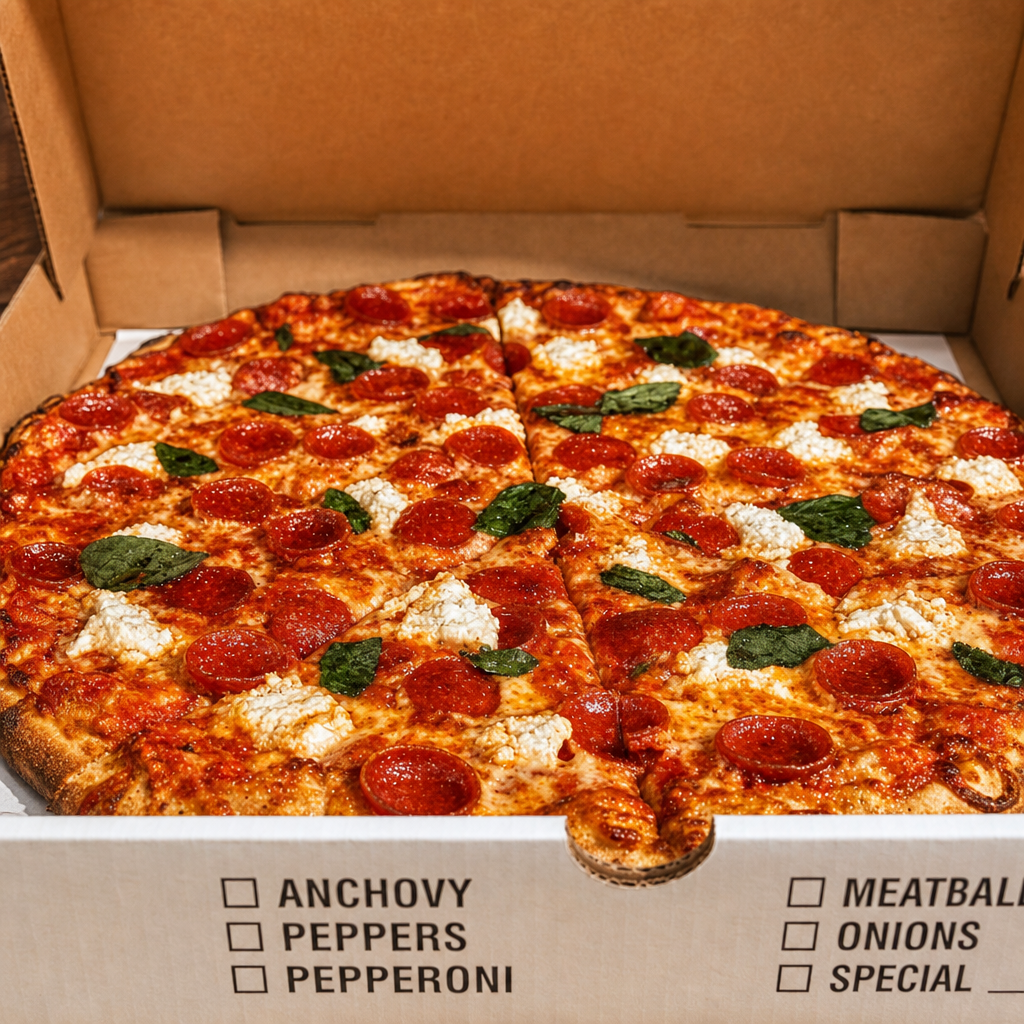 LARGE Hot Honey Basil (THIN CRUST).