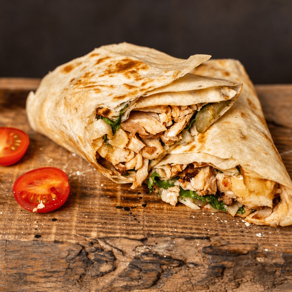Burritos De Pura Carne De Pollo.