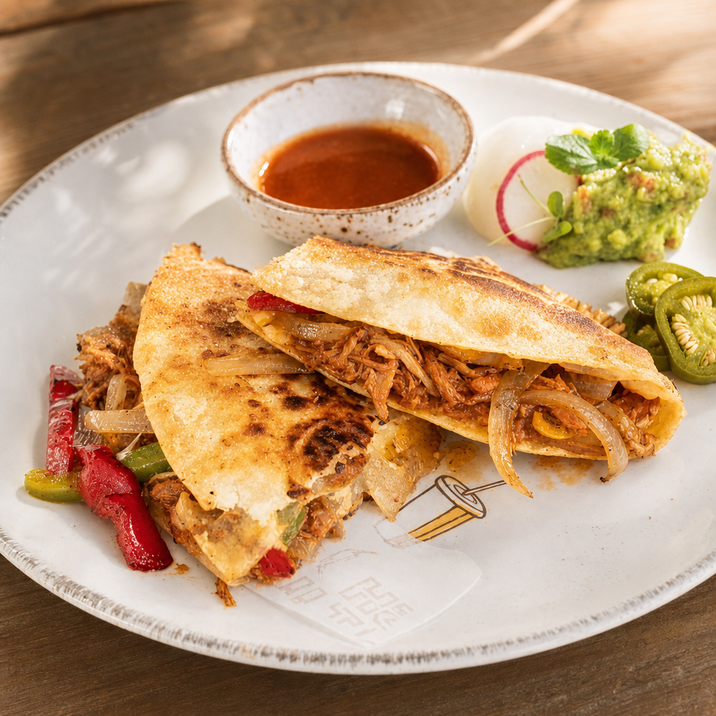Quesadilla Con Carnitas.