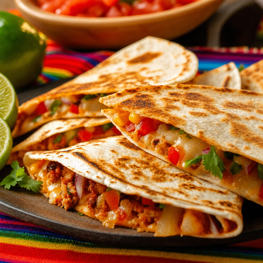 Quesadilla Con Chorizo.
