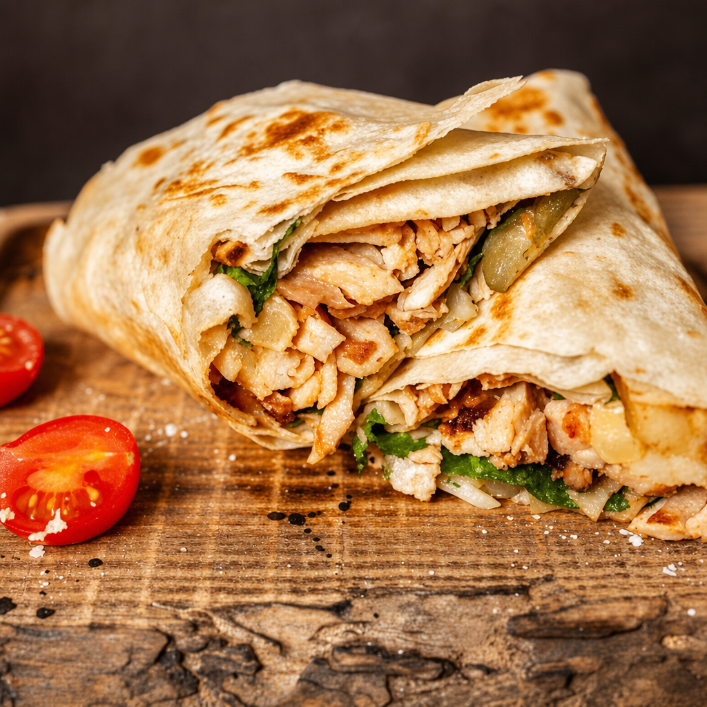 Burritos De Pura Carne De Carnitas.