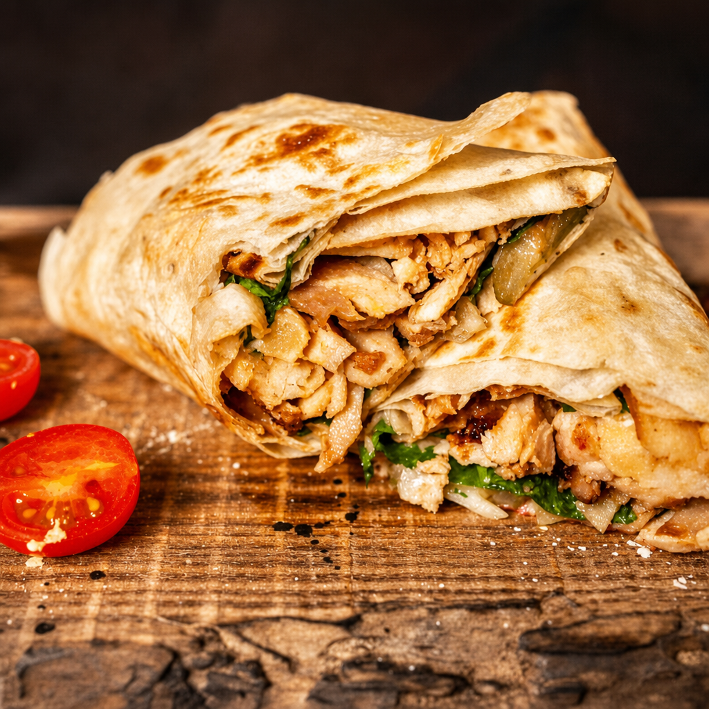 Burritos De Pura Carne Pastor.