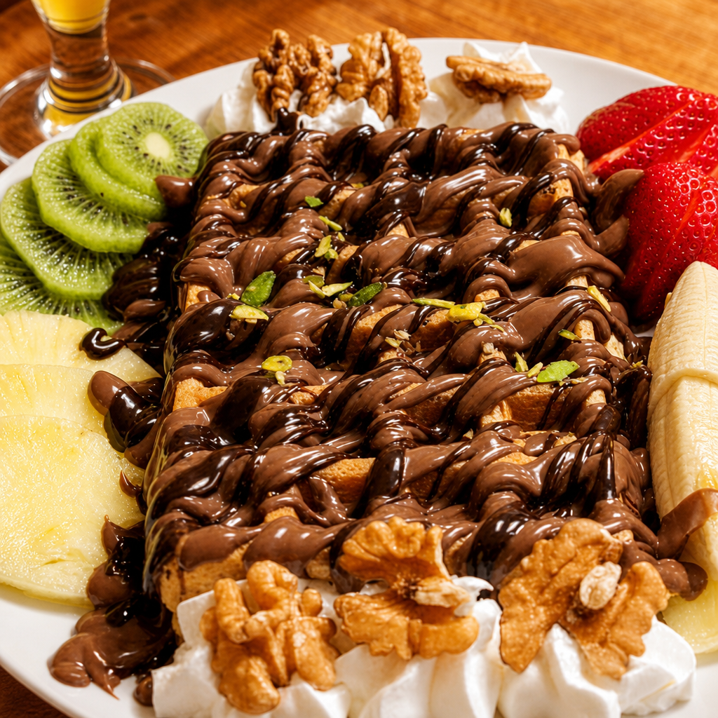 Waffle fruity