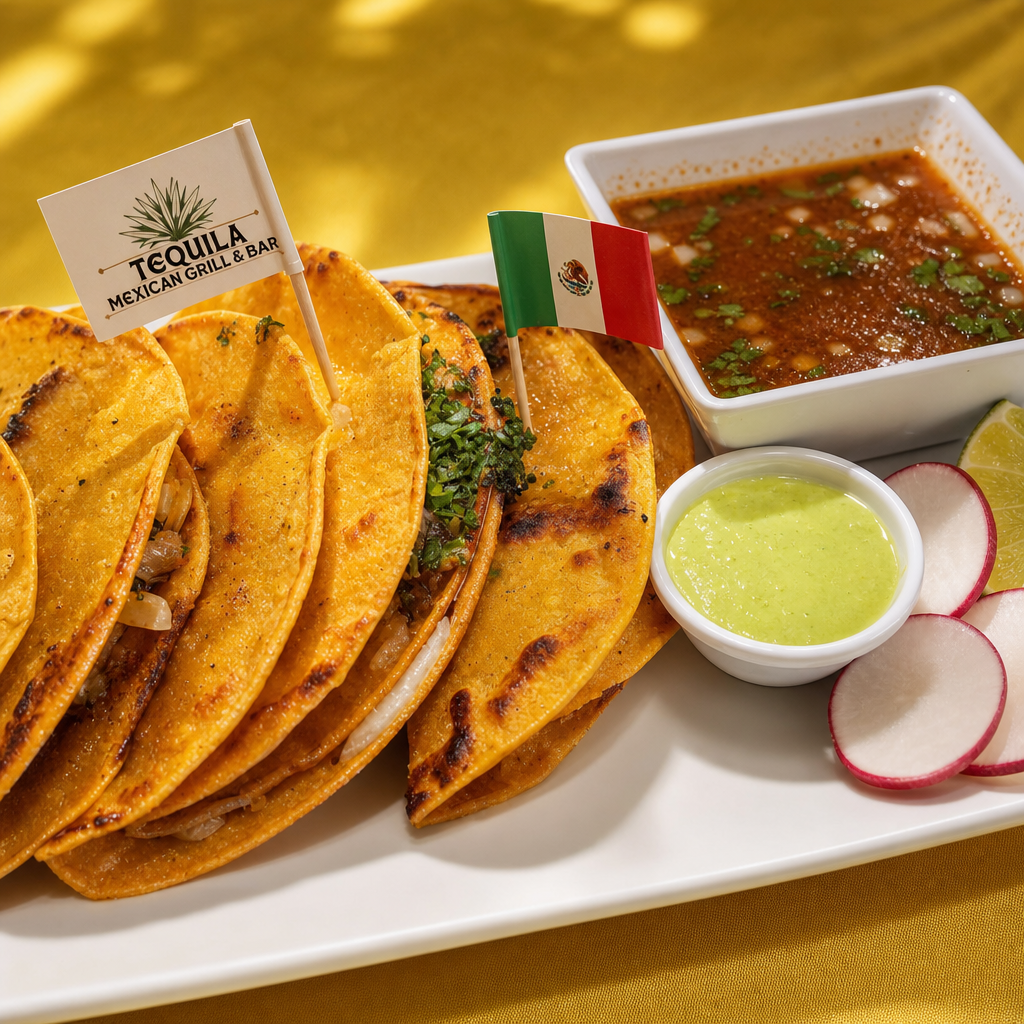 Special Beef Barbacoa Tacos.