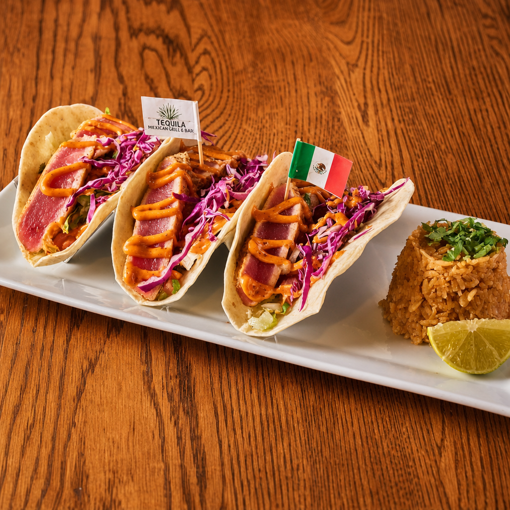 Tuna Steak Tacos.