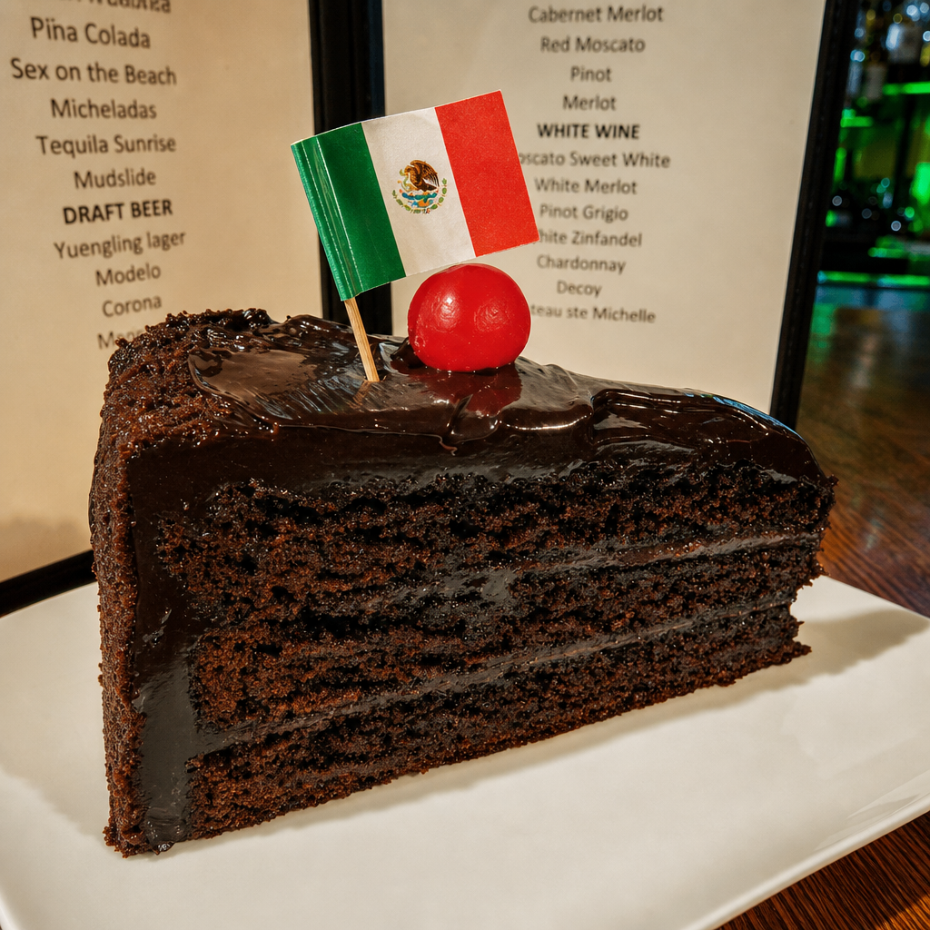 Chocolate Fudge Cake.