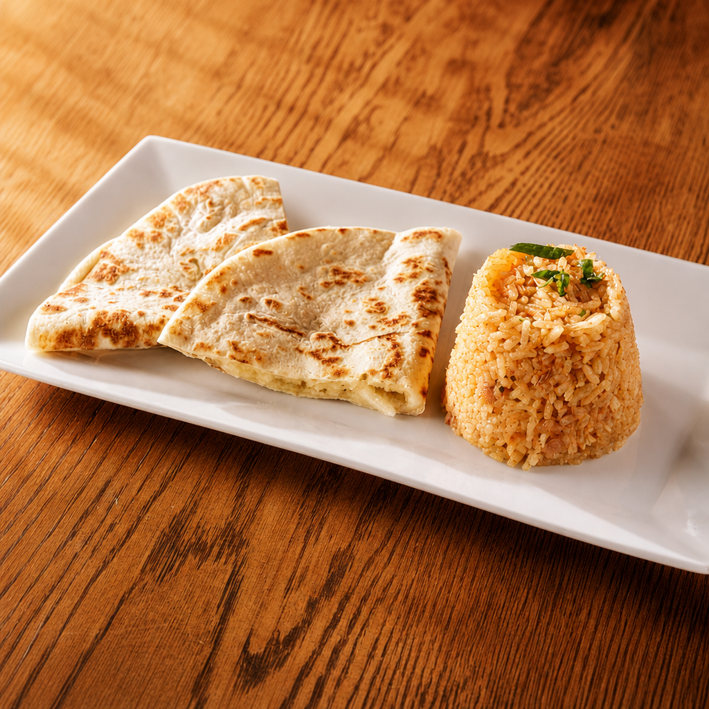 Cheese Quesadilla.