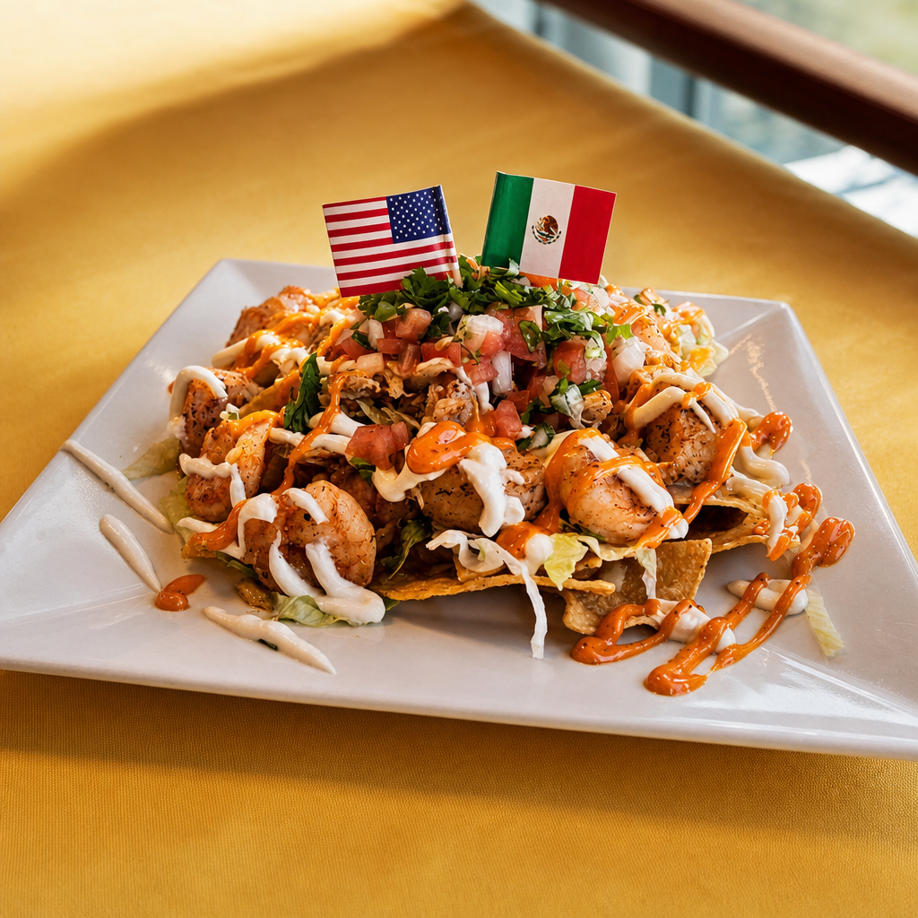 Seafood Nachos.