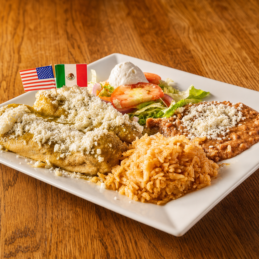 Chiles Rellenos Meal.