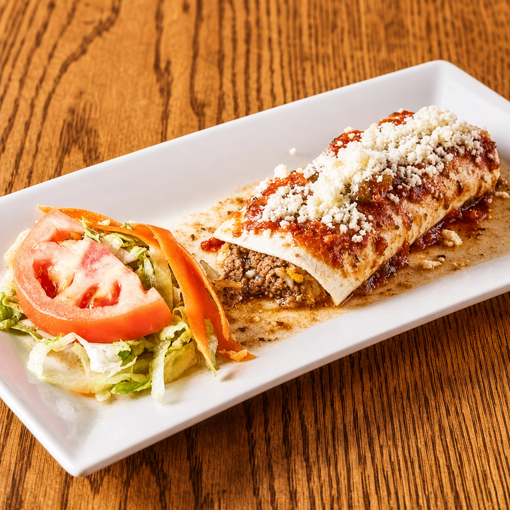 Kids Mini Burrito.