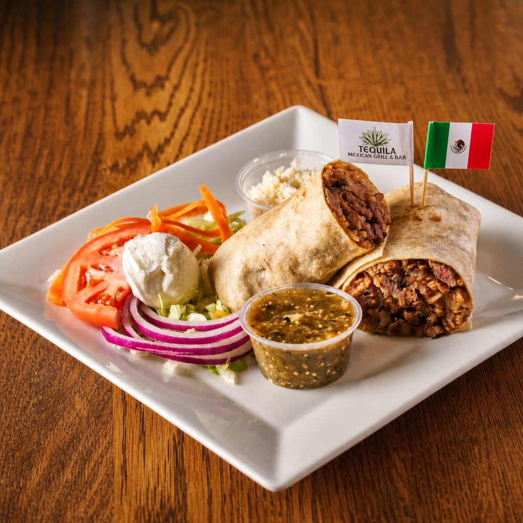 Tequila Burrito.