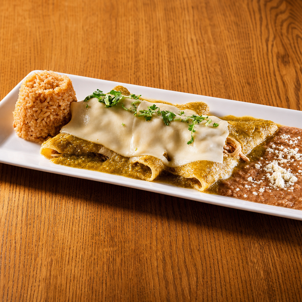 Enchiladas Suizas.