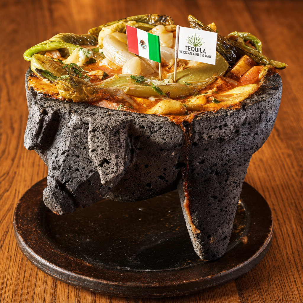 Molcajete Vegetariano.