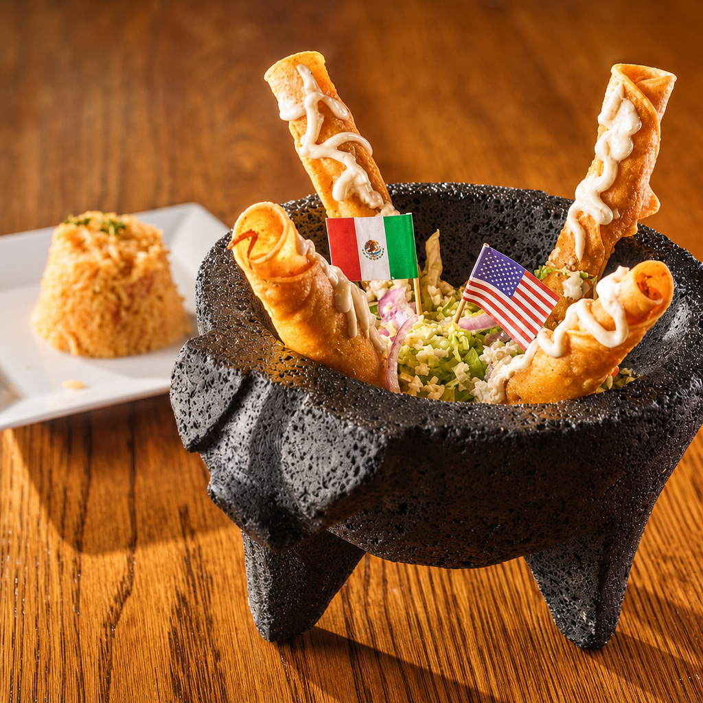 Chicken Flautas.