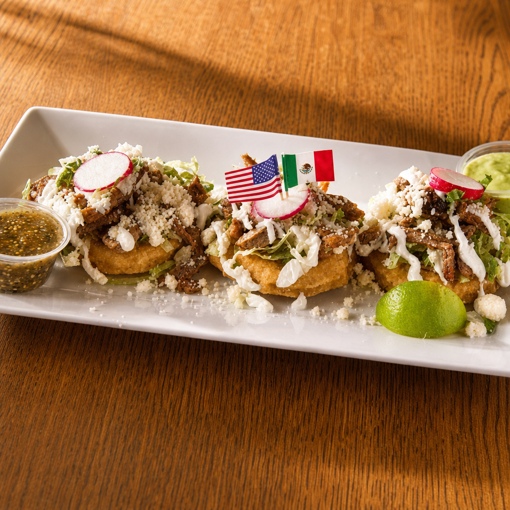 Sopes Appetizer.