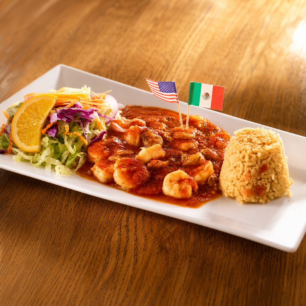 Camarones a La Diabla (Platillos Tradicionales).