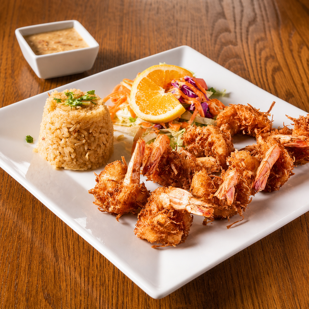 Coconut Shrimp.