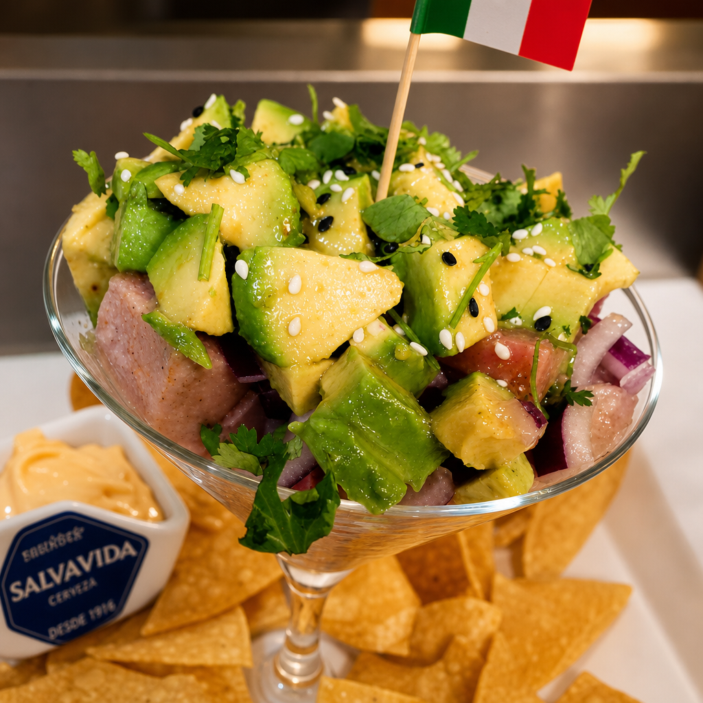 Mexican Tuna Martini.