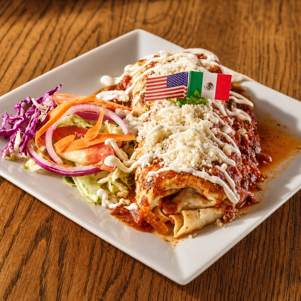 Ground Beef Burrito.