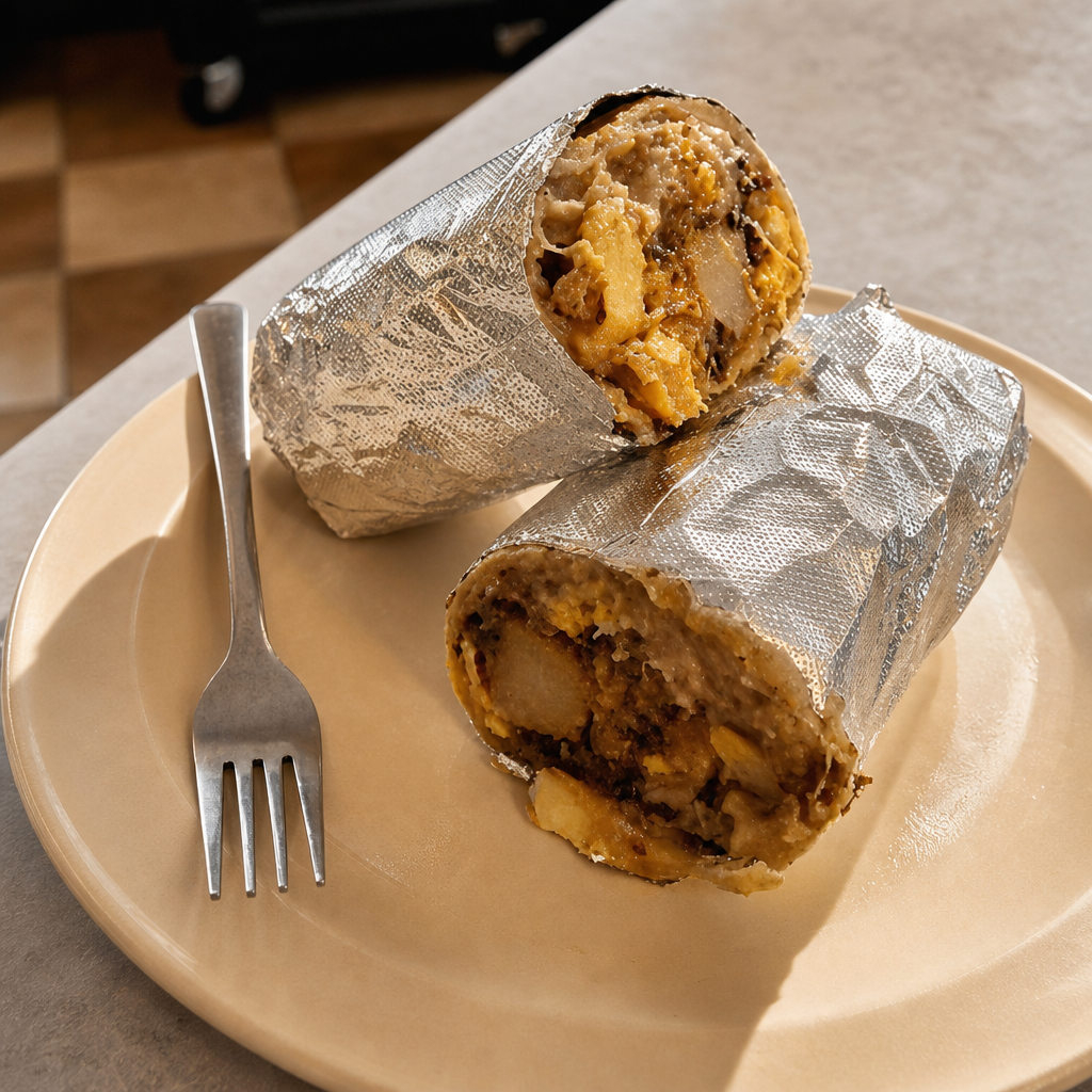 Super Breakfast Burrito.