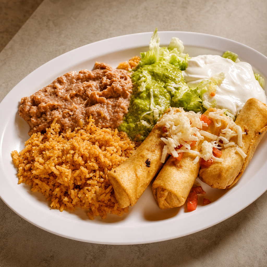 Flautas Plate.