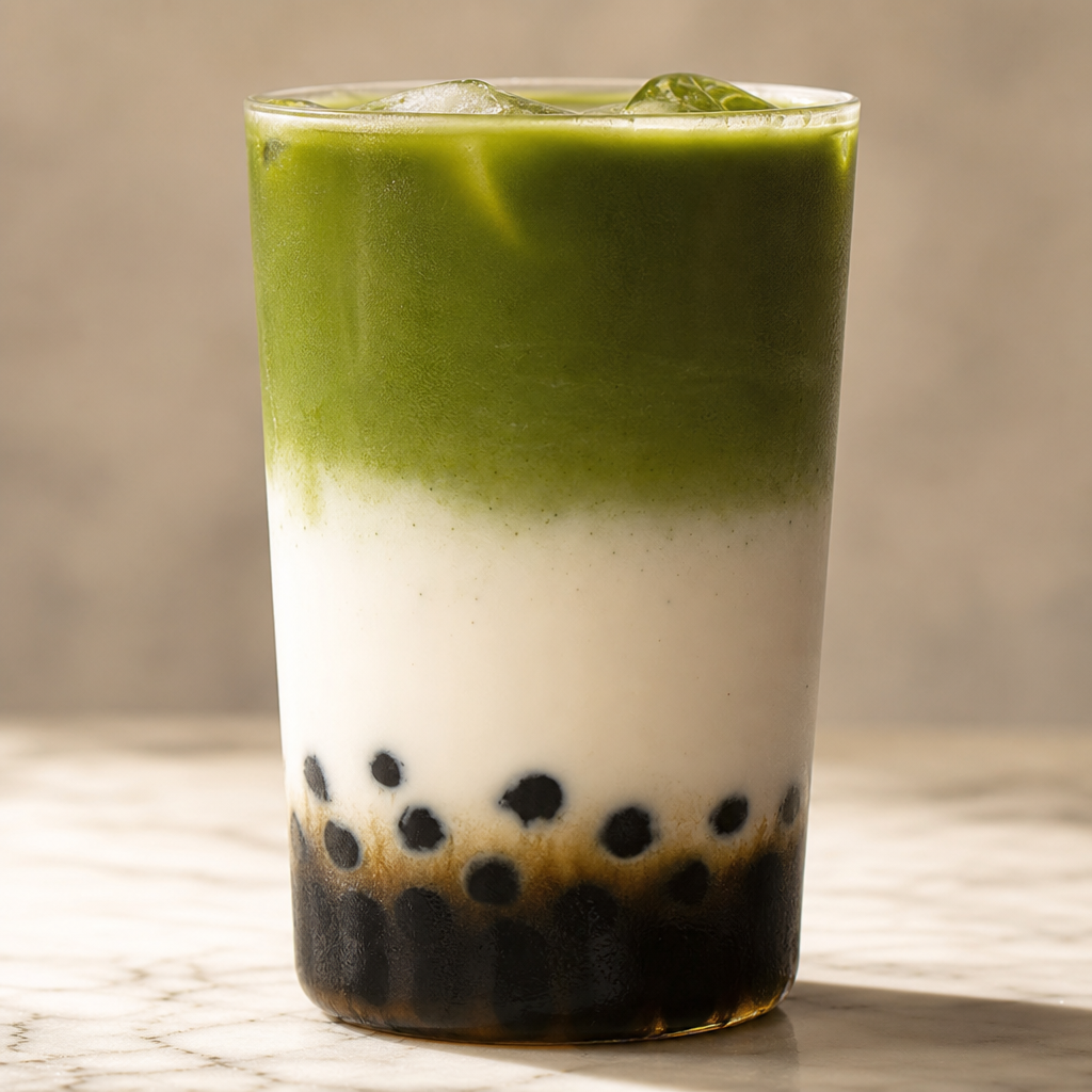 Boba Matcha Milk Tea