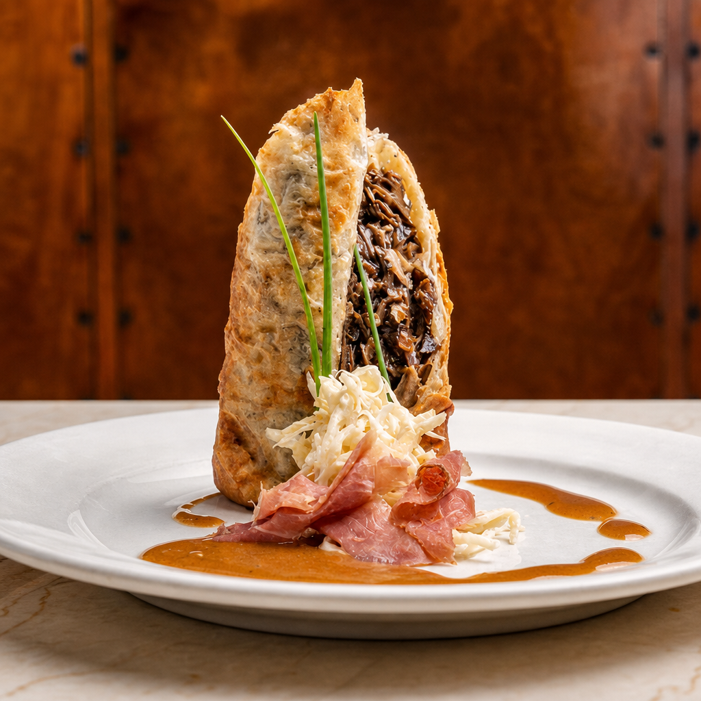 Wild Mushroom Strudel.