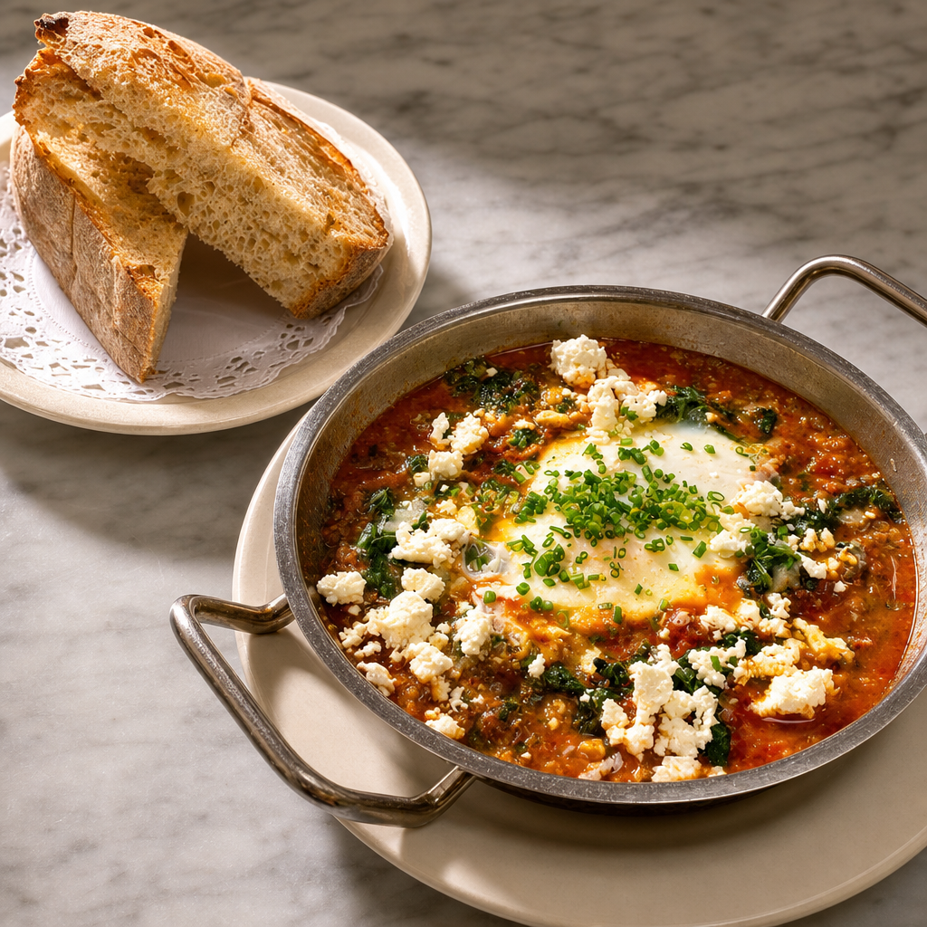 Baked Eggs.