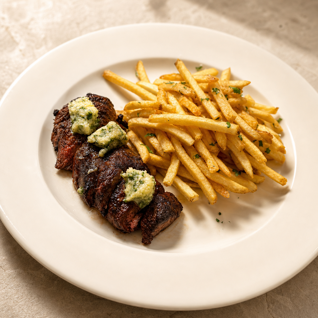 Grilled Butcher Steak.