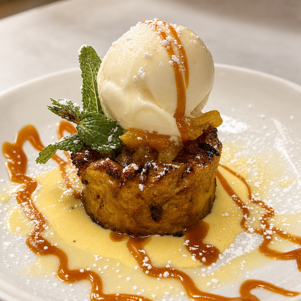 Croissant Bread Pudding.