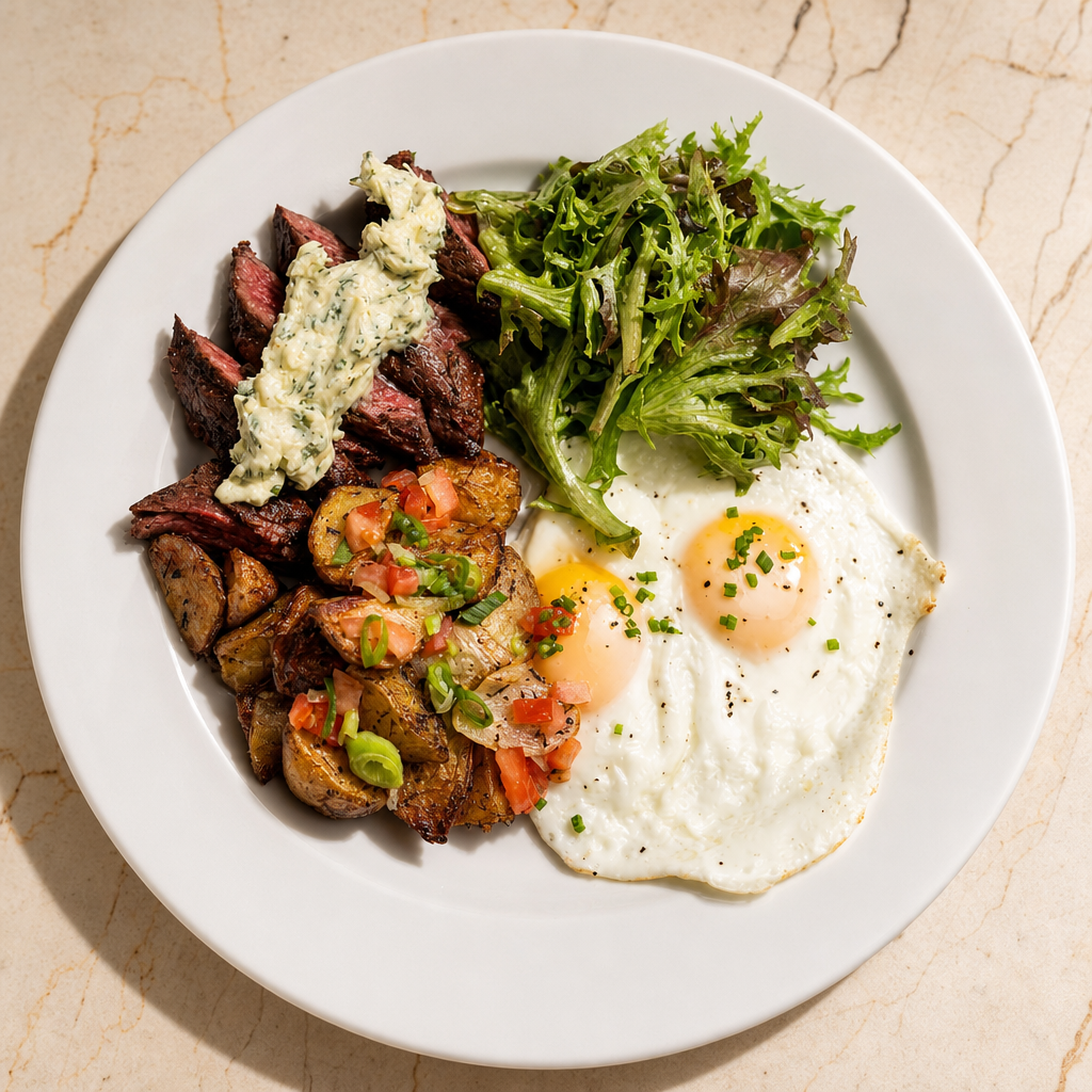 Steak & Eggs.