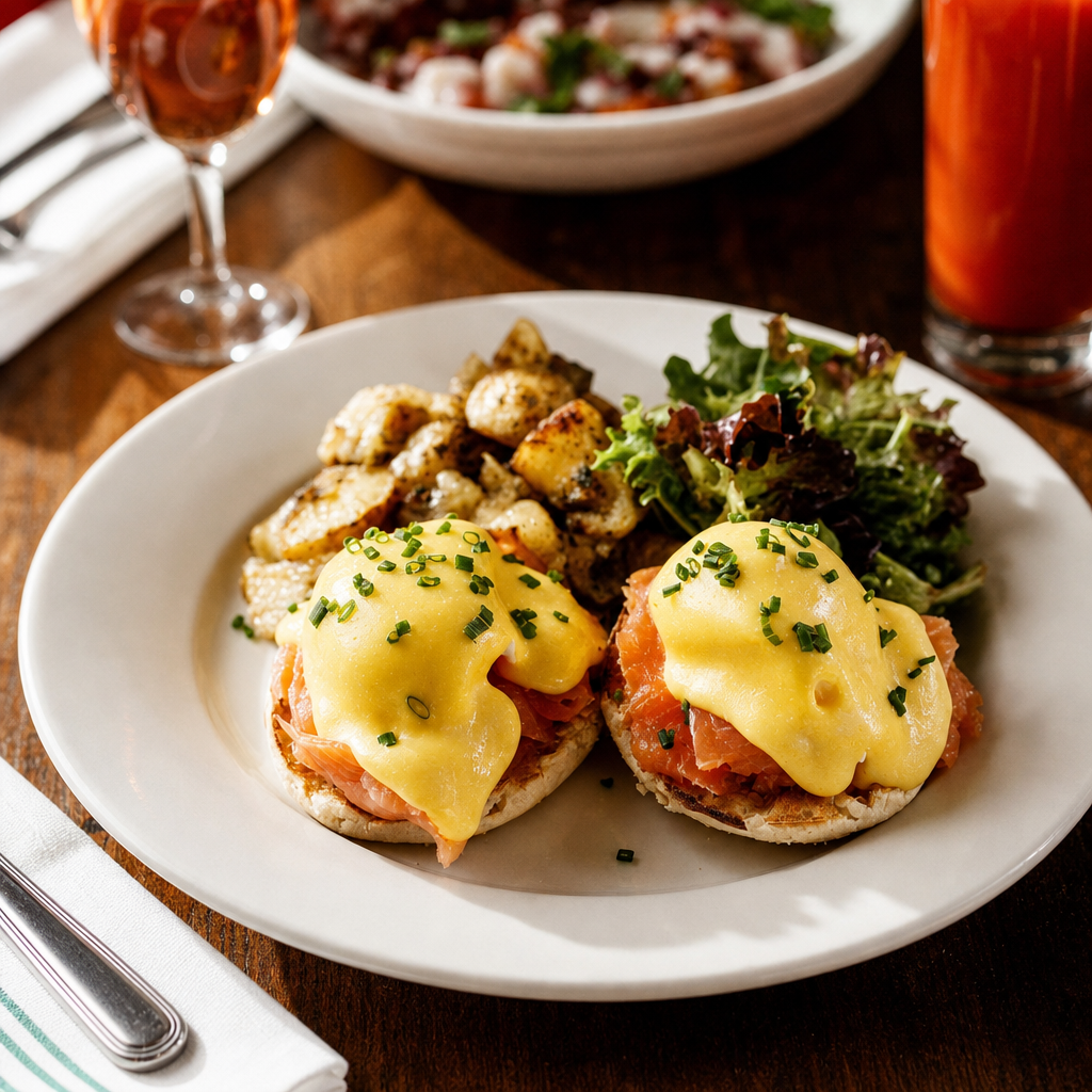 Salmon Benedict.