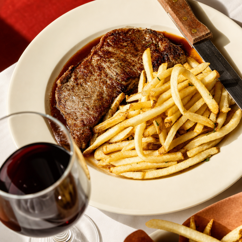 Strip Steak.