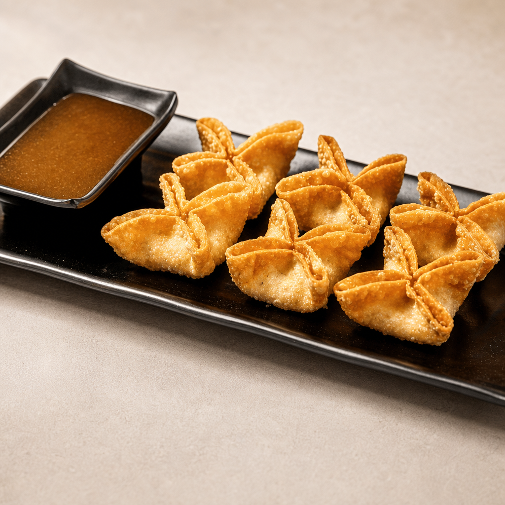 Crab Cheese Wontons.
