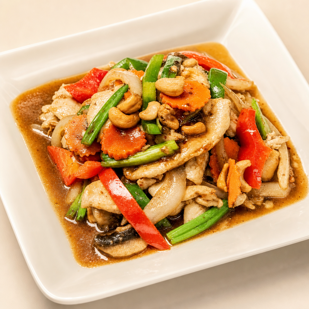 Cashew Nuts Mango Shrimp.
