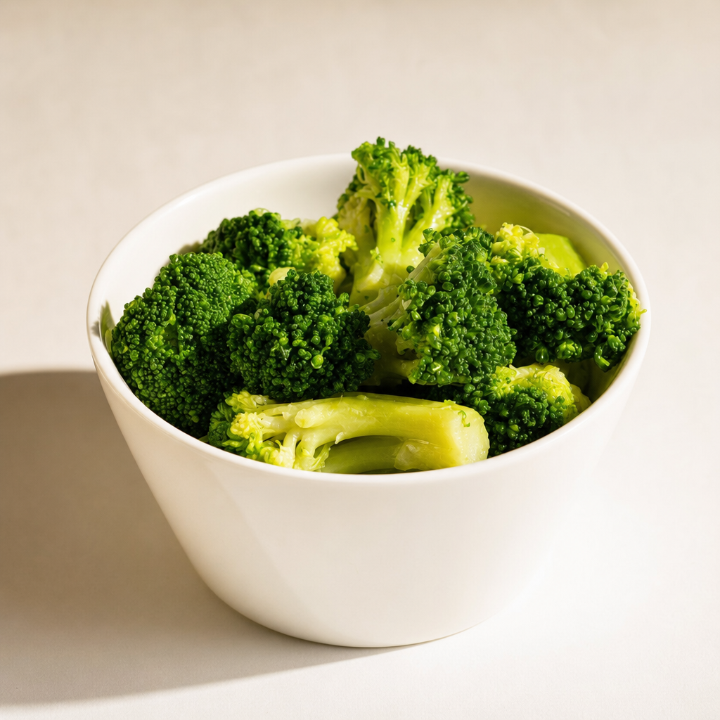 Steamed Broccoli.