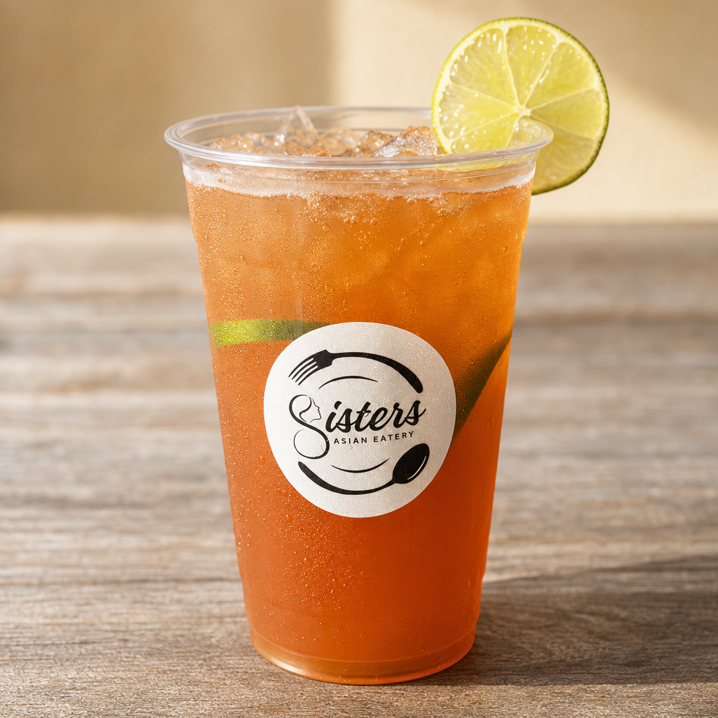 Thai lemon Tea.