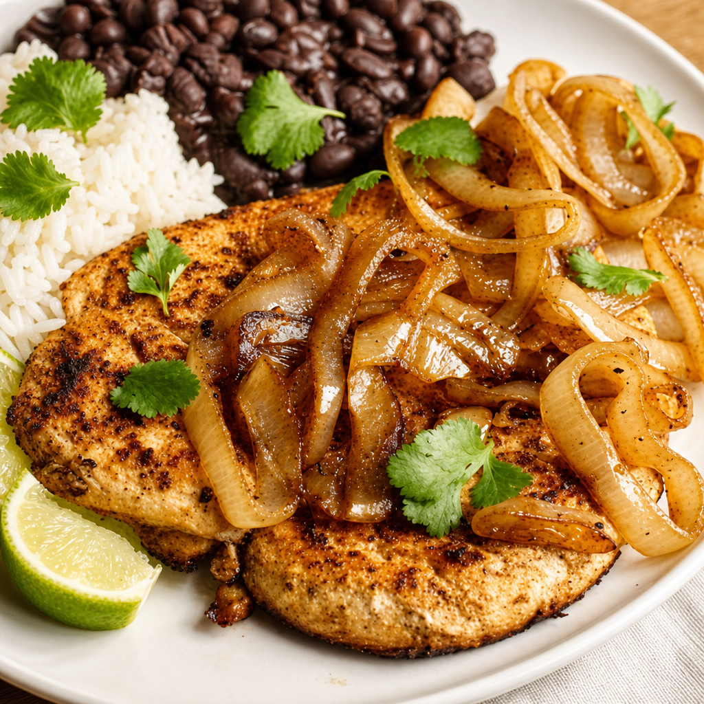44.BISTEC DE POLLO A LA PLANCHA.