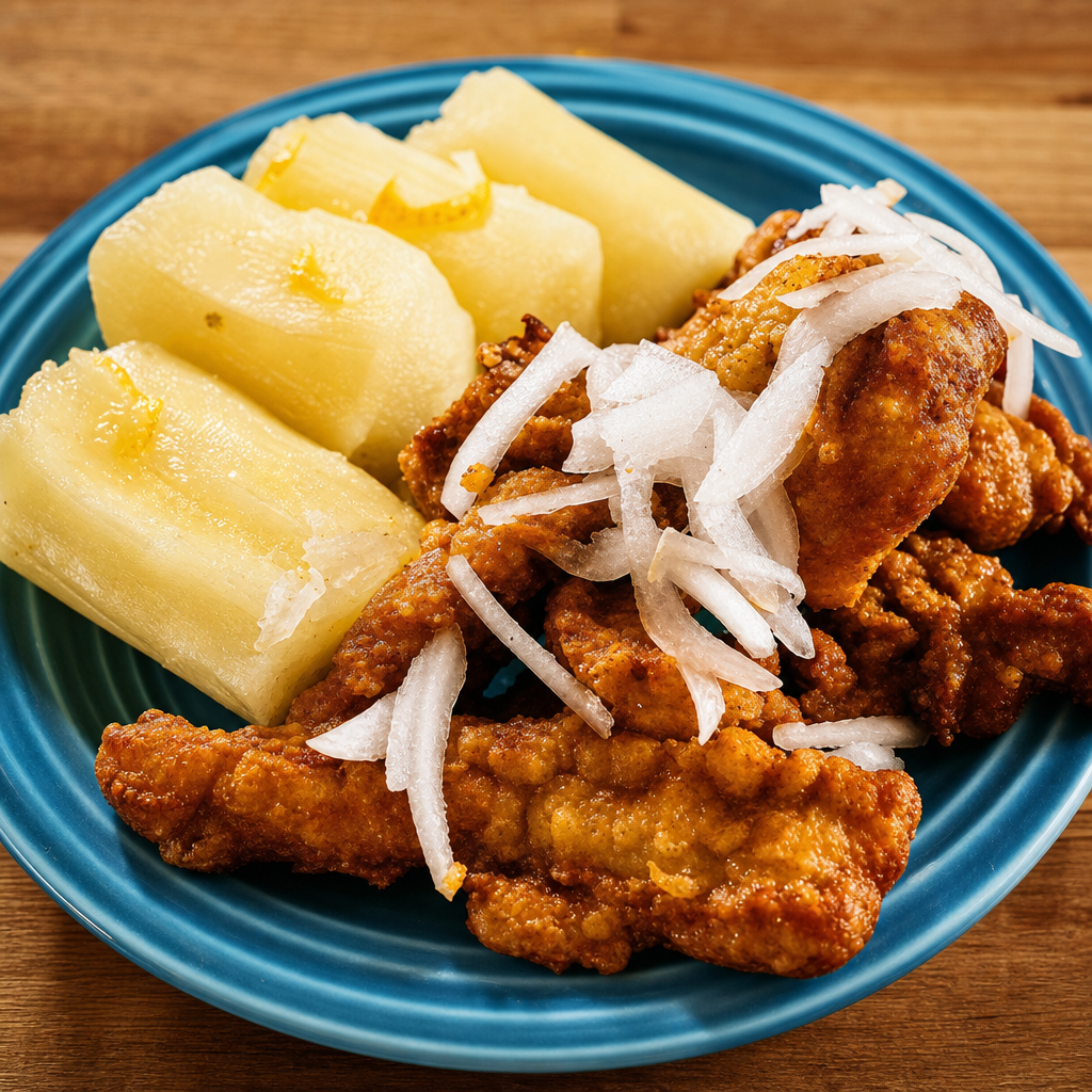 15.CHICHARRON CON YUCA.