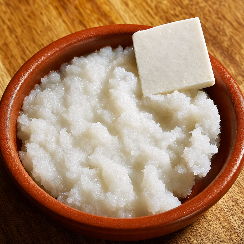 COCO RALLADO CON QUESO CREMA.