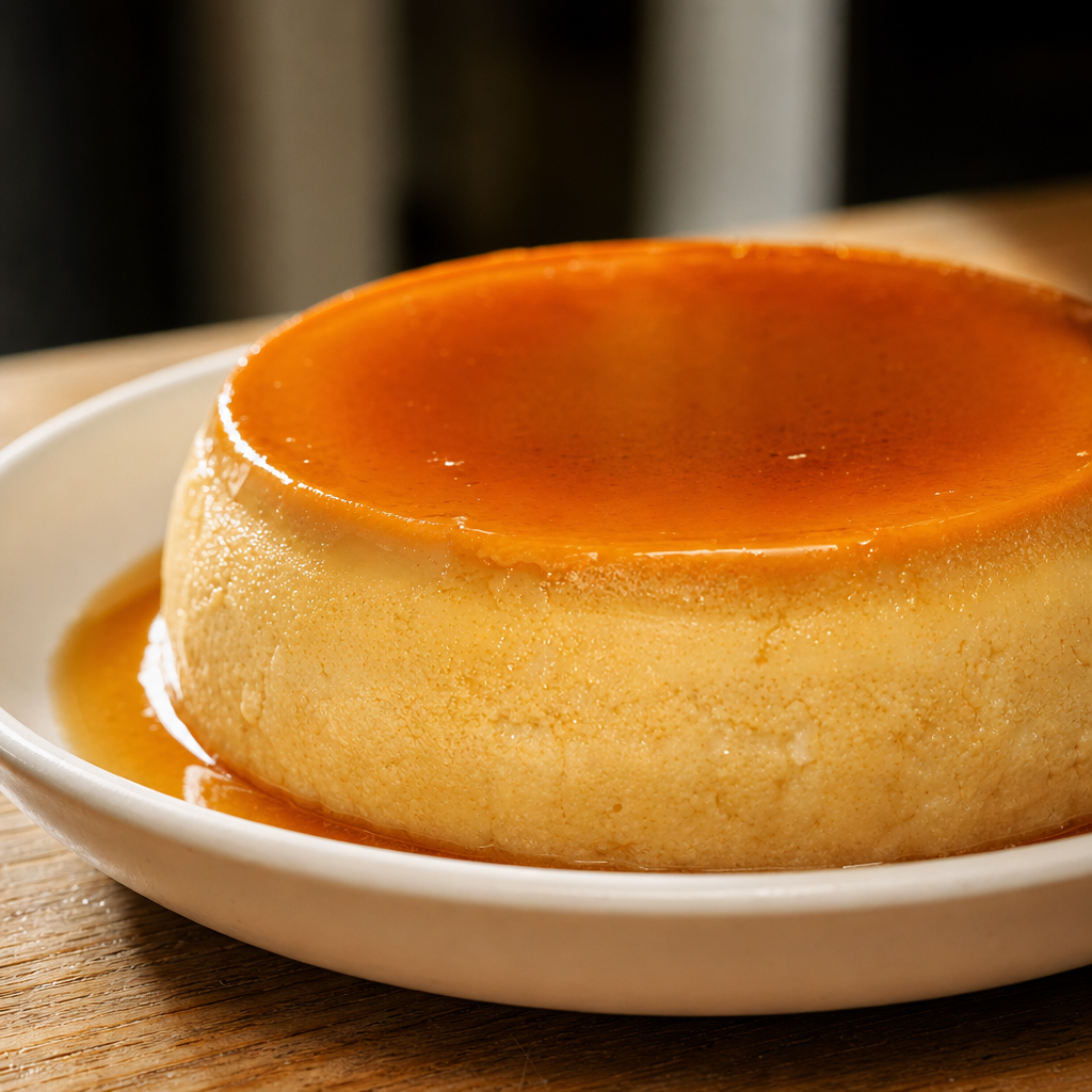 FLAN A LA MODE.