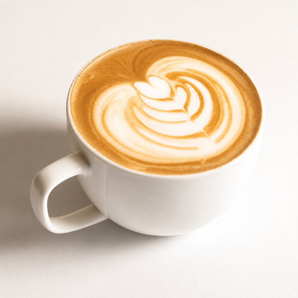 Cafe Latte (espresso plus milk/flavor).